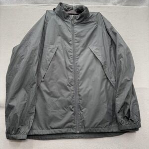 SCOTTeVEST Jacket Mens 2XL Gray Travel Tech Full Zip Lightweight Lined Pockets